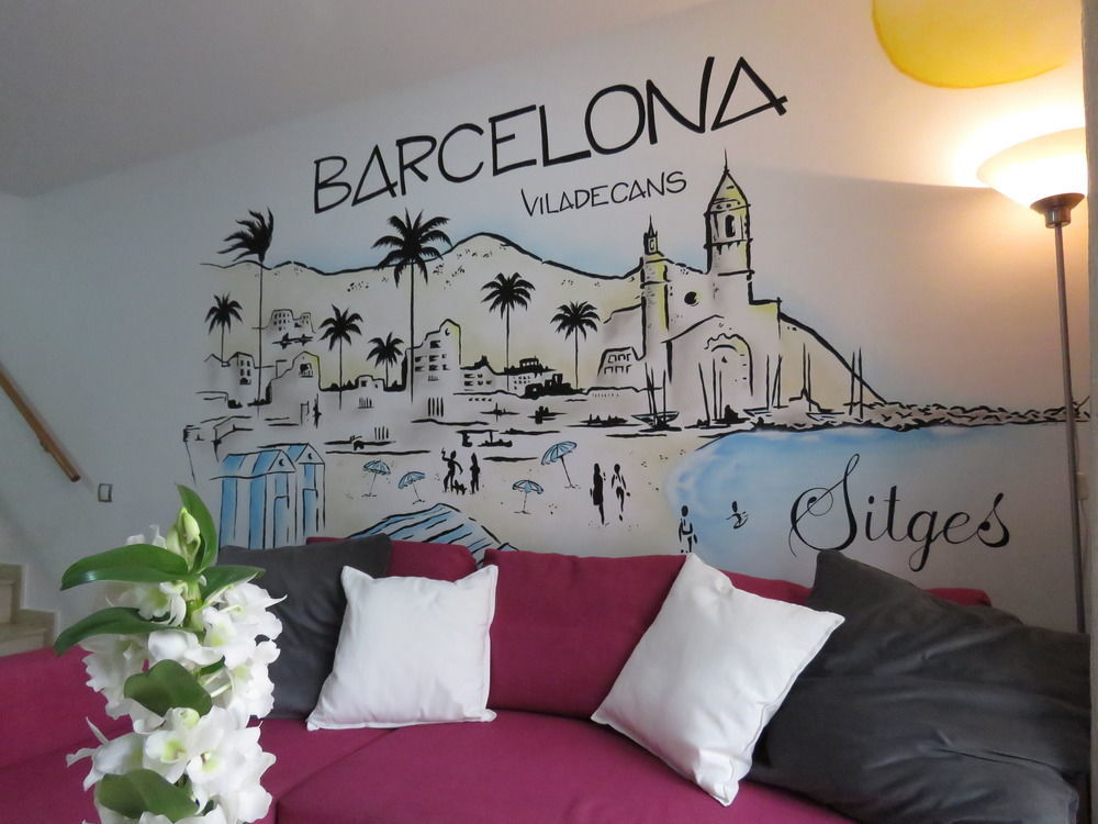 Apartamentos Atico Airport Barcelona, Terraza Y Barbacoa Viladecáns Eksteriør bilde