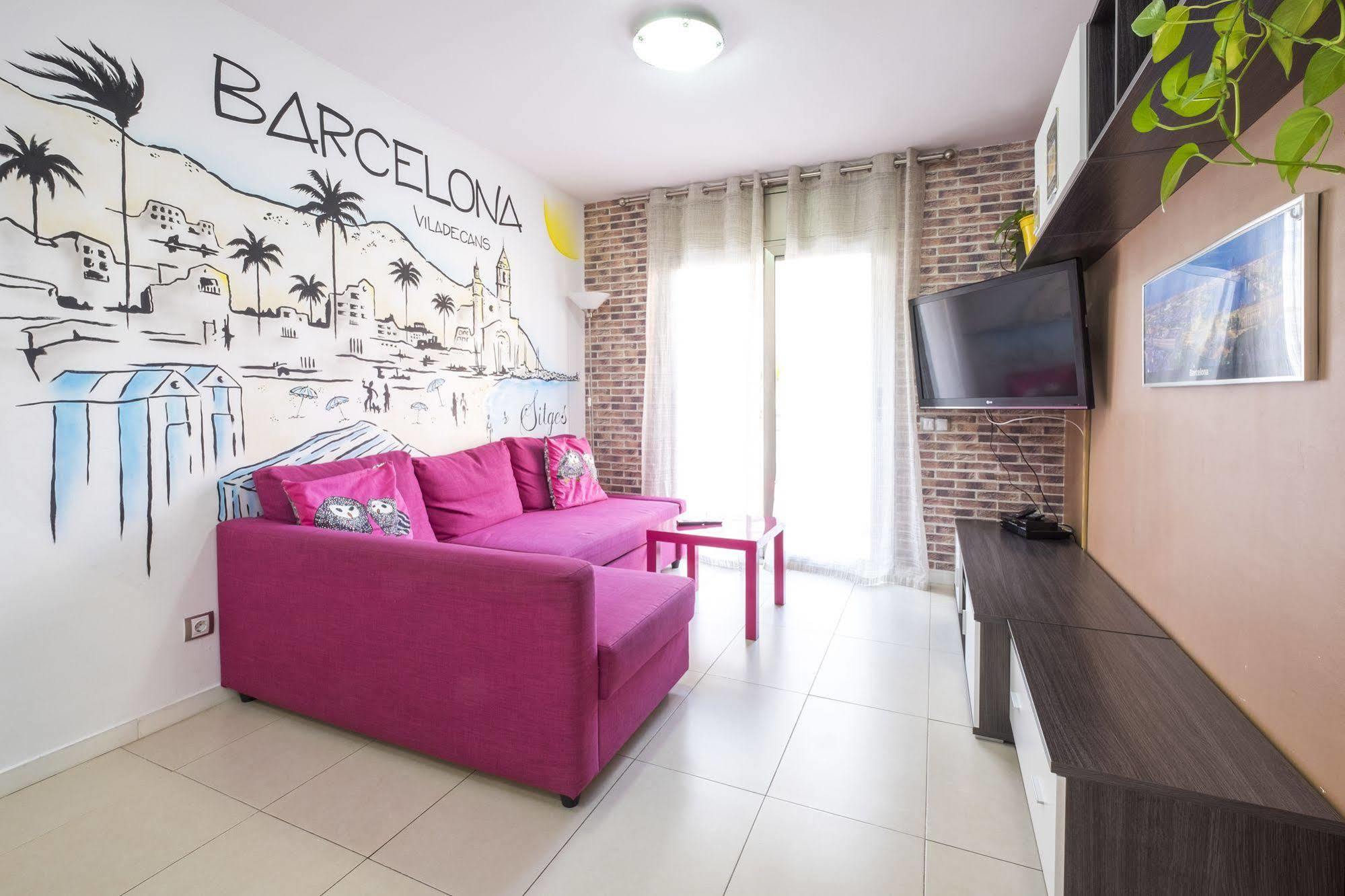 Apartamentos Atico Airport Barcelona, Terraza Y Barbacoa Viladecáns Eksteriør bilde